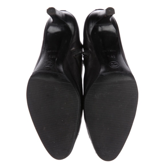 Chanel CC Leather Ankle Boots - Picture 5 of 6